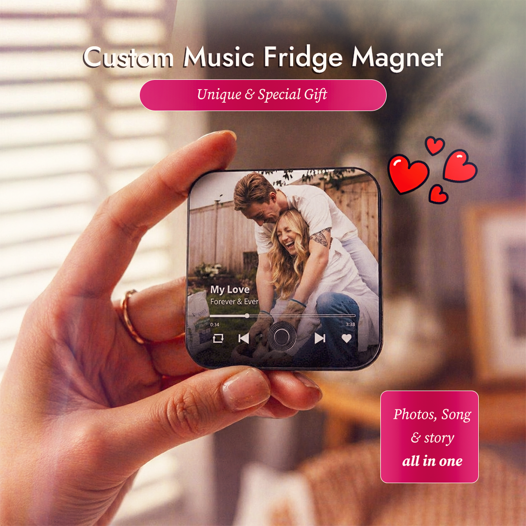 Custom Music Fridge Magnet